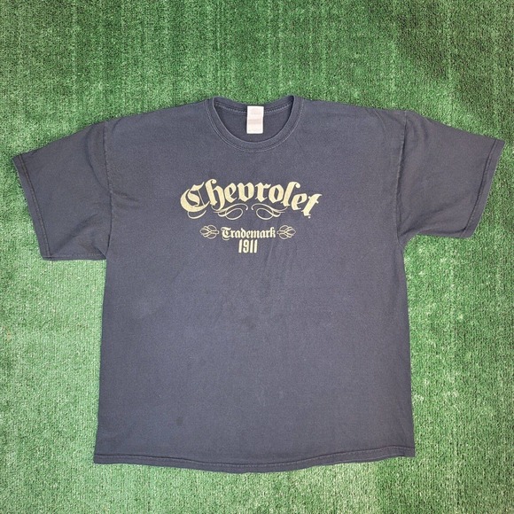 GM Chevrolet Shirt mens 2XL Black Trademark 1911 Horsepower short sleeve Cars - Picture 4 of 8